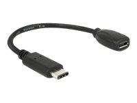 Delock USB-Adapter - USB-C (M) zu Micro-USB Typ B (W)
