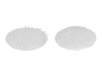 Delock Klettverschluss - rund - 2 cm Durchmesser - weiß (Packung mit 32)