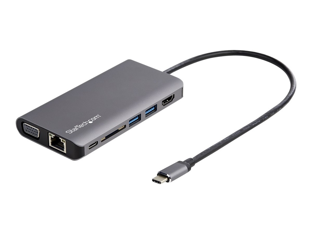 StarTech.com USB C Multiport Adapter, USB-C Mini