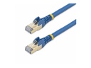 StarTech.com 1,5m CAT6a Kabel - Blau - Patchkabel - STP- Snagless-RJ45 - Patch-Kabel - RJ-45 (M)