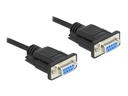 Delock Kabel seriell - DB-9 (W) zu DB-9 (W)