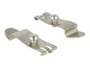 Delock Desktop Verbindungstafel 35 mm DIN Schienen-Halterungsset