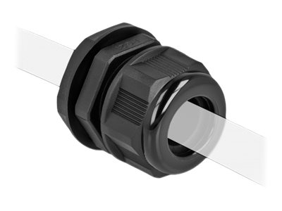 Delock Kabelverschraubung - Schwarz (Packung
