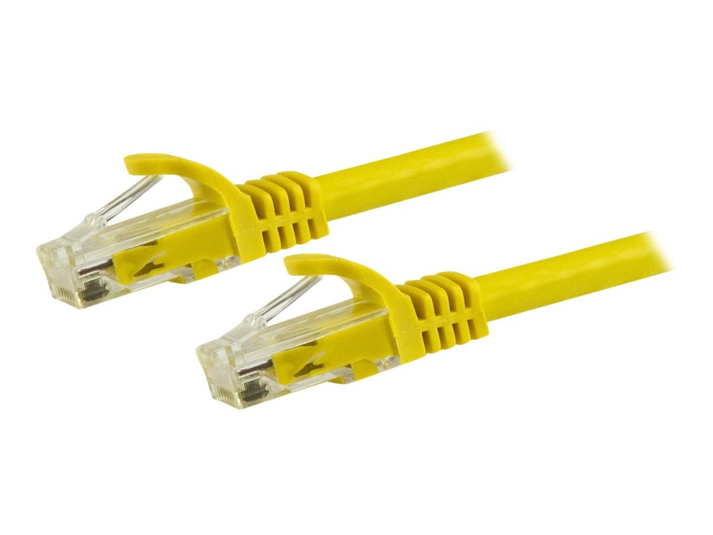StarTech.com 1,5m CAT6-Kabel - Patchkabel - gelb - Snagless - Patch-Kabel - RJ-45 (M)