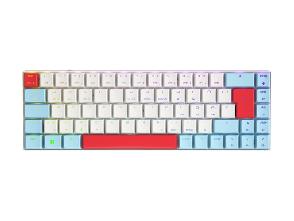 Cherry MX MX-LP 2.1 - Tastatur - kompakt - Hintergrundbeleuchtung