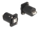 Delock USB-Adapter - USB (W) D-Typ zu USB Typ B (W)