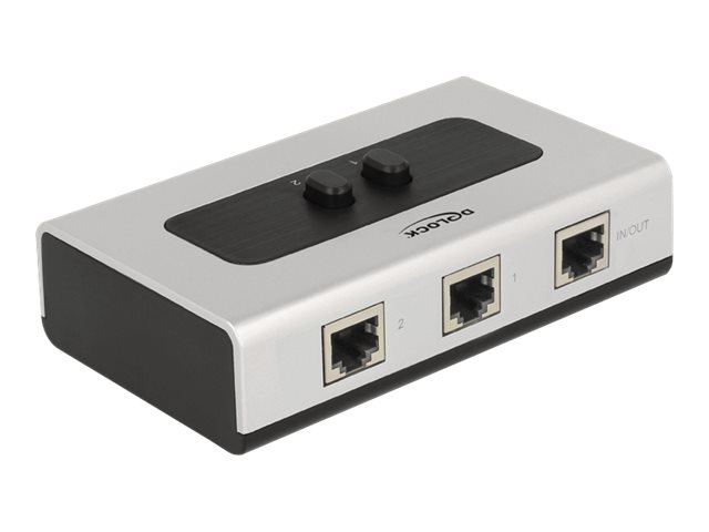 Delock Switch RJ45 10/100/1000 2 port manual