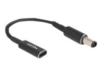 Delock Netzteil - 24 pin USB-C (W) zu Gleichstromstecker 7,4 x 5,0 mm (M)