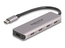 Delock Hub - 5 Gbps, with USB-C connector - 4 x USB-C 3.2 Gen 1