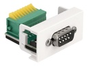 Delock Easy 45 - Einrastmodul - 9-poliger D-Sub (Stecker)