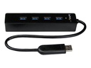 StarTech.com Startech 4 Port USB 3.0 SuperSpeed Hub - Schwarz