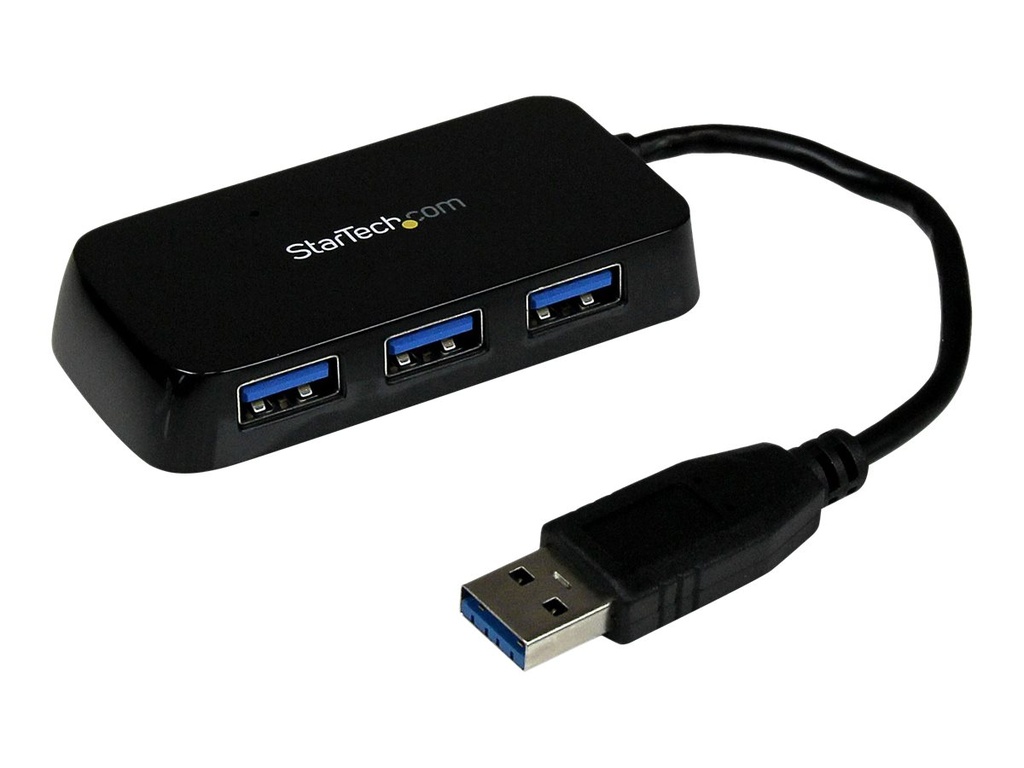 StarTech.com Startech 4 Port USB 3.0 SuperSpeed Hub - Schwarz