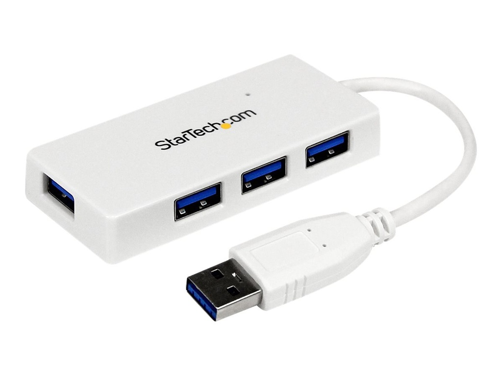[ST4300MINU3W] StarTech.com Startech 4 Port USB 3.0 SuperSpeed Hub - Weiß