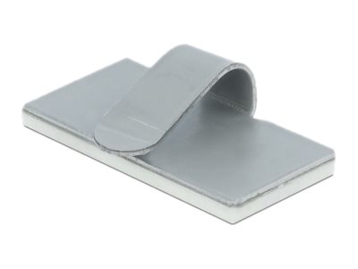 Delock Kabelklammer - Grau (Packung mit 10)