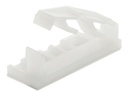 Delock Kabelhalter - Natural (Packung mit 10)