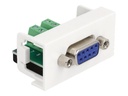 Delock Easy 45 - Einrastmodul - 9-polige D-Sub (Buchse)