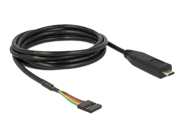 Delock Kabel USB / seriell - USB-C (M) zu 6-poliges TTL (W)