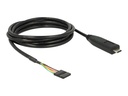 Delock Kabel USB / seriell - USB-C (M) zu 6-poliges TTL (W)