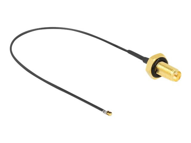 Delock Antennenkabel - RP-SMA (W) Bulkhead zu MHF 4L LK (M)