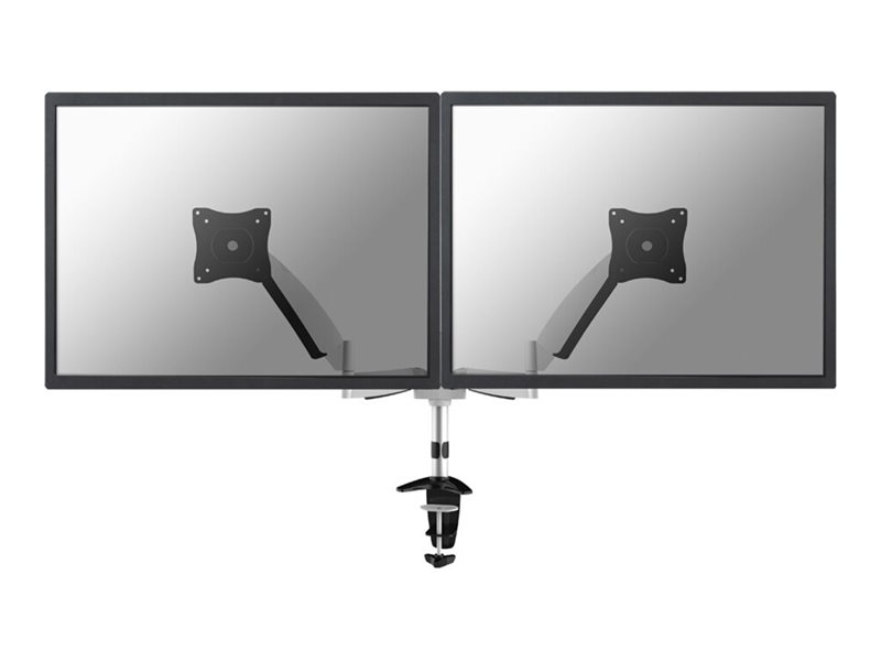 Neomounts FPMA-D950D - Befestigungskit - Voll beweglich - für 2 LCD-Displays - Silber - Bildschirmgröße: 25.4-68.6 cm (10"-27")