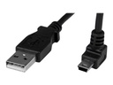 StarTech.com 1m USB auf Mini USB Anschlusskabel 90° gewinkelt - USB A zu Mini B Kabel - 1 x USB A (St)