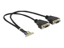 Delock Videokabel - IDC 40-polig zu HD-15 (VGA)