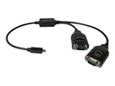 Delock Adapter USB Type-C to 2 x Serial RS-232 DB9 with 15 kV ESD protection