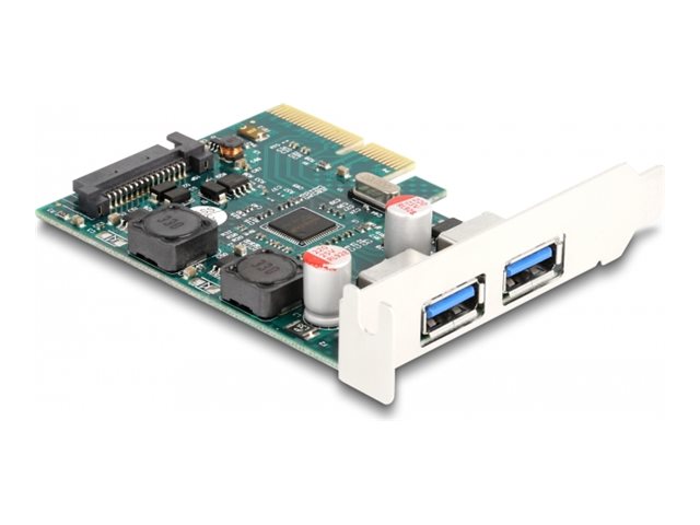 Delock PCI Express x4 Karte zu 2 x extern USB Typ-A - Controller - Serial ATA