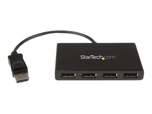 StarTech.com 4-Port Multi Monitor Adapter - DisplayPort 1.2 MST-Hub - 4x 1080p - DisplayPort Video-Splitter für erweiterte Desktop-Modi auf Windows-PCs - DP zu Quad DP-Monitoren (MSTDP124DP)
