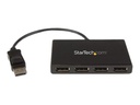 StarTech.com 4-Port Multi Monitor Adapter - DisplayPort 1.2 MST-Hub - 4x 1080p - DisplayPort Video-Splitter für erweiterte Desktop-Modi auf Windows-PCs - DP zu Quad DP-Monitoren (MSTDP124DP)