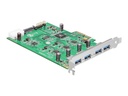 Delock PCI Express Card x4 > 4 x External - USB-Adapter