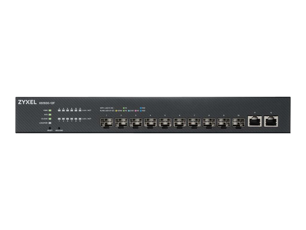 ZyXEL XS1930-12F - Switch - Smart - 10 x 1 Gigabit