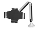 StarTech.com Startech Schreibtisch Tablet Halter - Schwenkbarer Arm - Für iPad und Android - Weiß - Tablethalter - Tablet Halterung - Befestigungskit - einstellbarer Arm - für Tablett - Kunststoff, Stahl - weiß - Bildschirmgröße: 22.9-27.9 cm (9"-11")