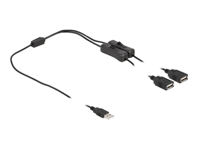 Delock Netz-Splitter - USB (M) zu USB (W)
