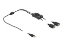 Delock Netz-Splitter - USB (M) zu USB (W)