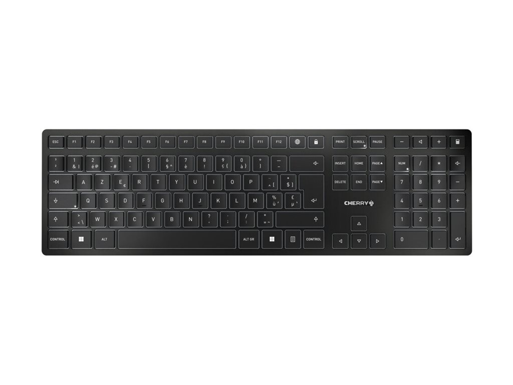 Cherry KW 9100 SLIM - Tastatur - kabellos - 2.4 GHz, Bluetooth 4.0