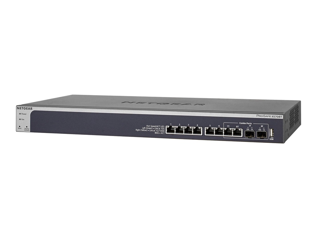 Netgear Smart XS708T - Switch - L3 Lite - Smart