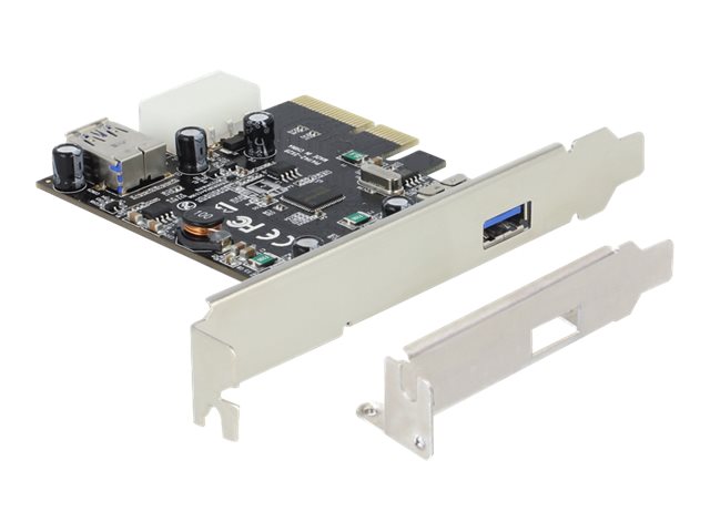 Delock PCI Express x4 Card > 1 x external + 1 x internal SuperSpeed USB 10 Gbps (USB 3.1, Gen 2)