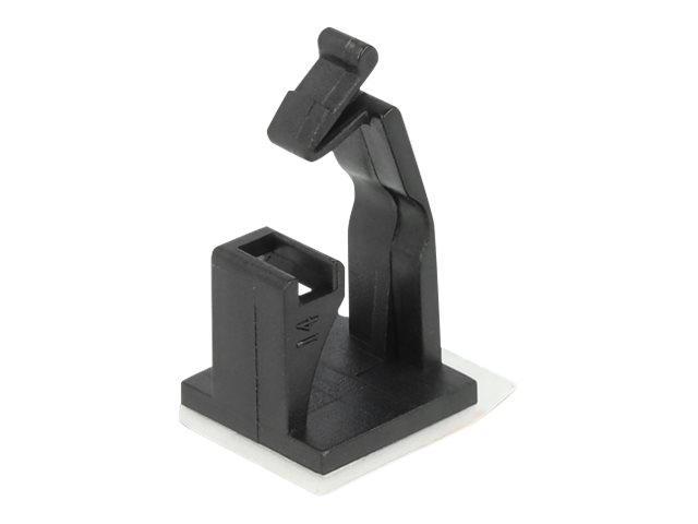 Delock Kabelhalter - Schwarz (Packung mit 10)