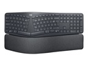 Logitech ERGO K860 - Tastatur - kabellos - 2.4 GHz, Bluetooth 5.0