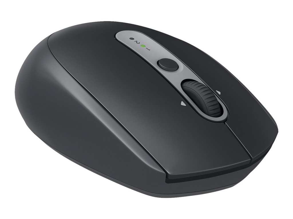 Logitech M590 Silent - Maus - Für Rechtshänder - optisch - 7 Tasten - kabellos - Bluetooth, 2.4 GHz - kabelloser Empfänger (USB)