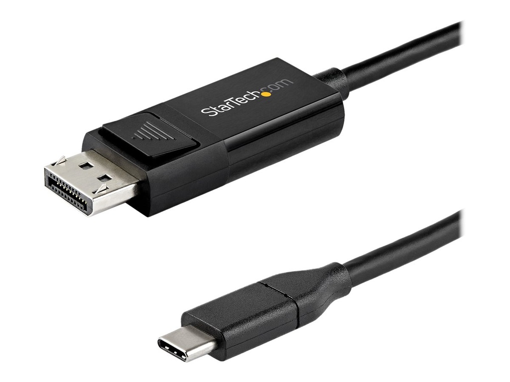 StarTech.com 1m USB-C auf DisplayPort-Kabel - 8K - bidirektional - DisplayPort-Kabel - 24 pin USB-C (M)