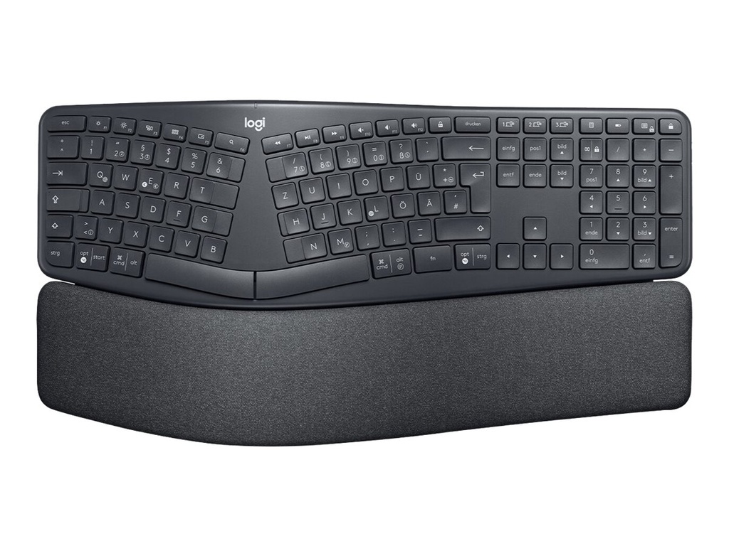 Logitech ERGO K860 - Tastatur - kabellos - 2.4
