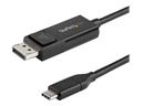 StarTech.com StarTech 6ft (2m) USB C to DisplayPort 1.2 Cable 4K 60Hz, Bidirectional DP to USB-C or USB-C to DP Reversible Video Adapter Cable, HBR2/HDR, USB Type C / Thunderbolt 3 Monitor Cable - 4K USB-C to DP Cable (CDP2DP2MBD)