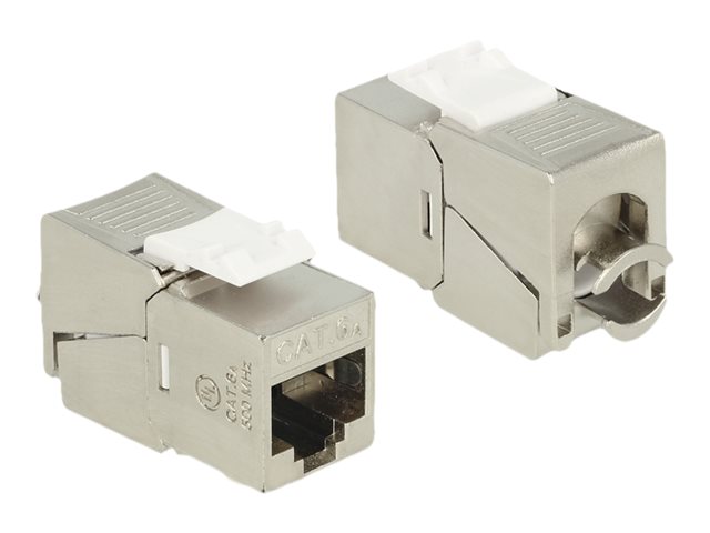 Delock Keystone module - Modulare Eingabe - CAT 6a - STP - RJ-45 (Packung mit 24)