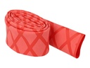 Delock Schrumpfschlauch - 1 m - Rot, X-Muster