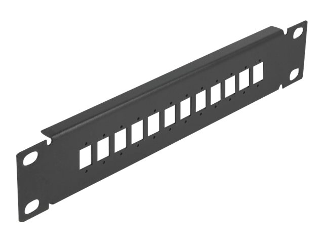Delock Patchpanel (Blindblech) - Schwarz - 1U - 25.4 cm (10")