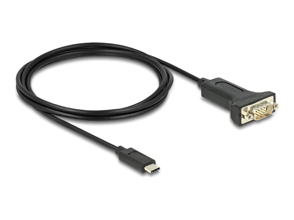 Delock Kabel USB / seriell - USB-C (M) zu RS-232 (M)