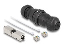 Delock Netzwerkkoppler - LSA zu LSA - STP - CAT 6a - staub- und wasserdicht (IP68)