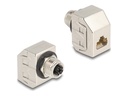 Delock Netzwerkadapter - 8-polig M12 (W) zu RJ-45 (W)